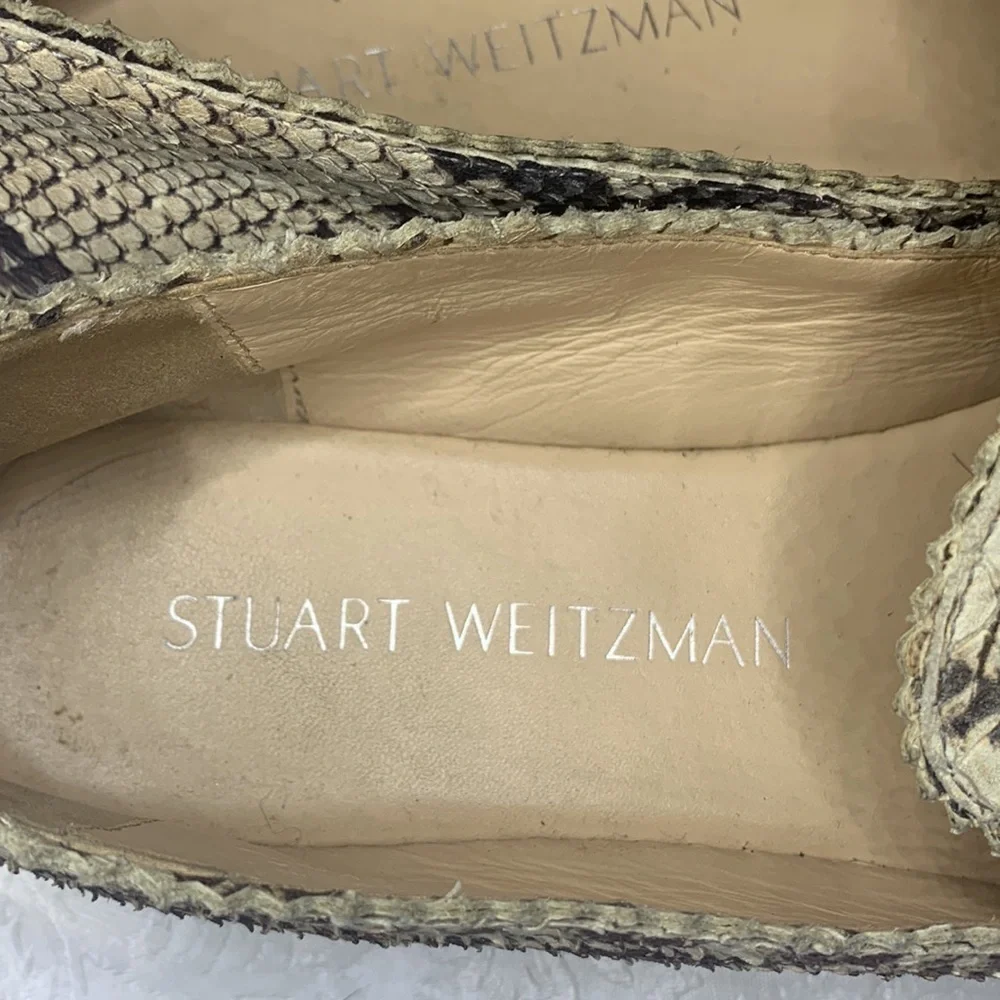 Stuart Weitzman Catalan Snake Espadrilles‎